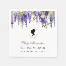 Regency Bruidsfeest Borrel Vintage Wisteria Bloeme