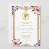 Regency Bruidsuitnodiging met Wisteria Kaart (Voorkant)