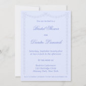 Regency Custom Wedding Bridal Shower-uitnodigingen Kaart (Achterkant)