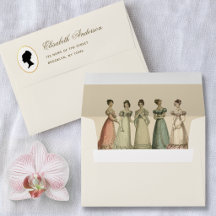 Regency Dames Antieke Silhouet Camee