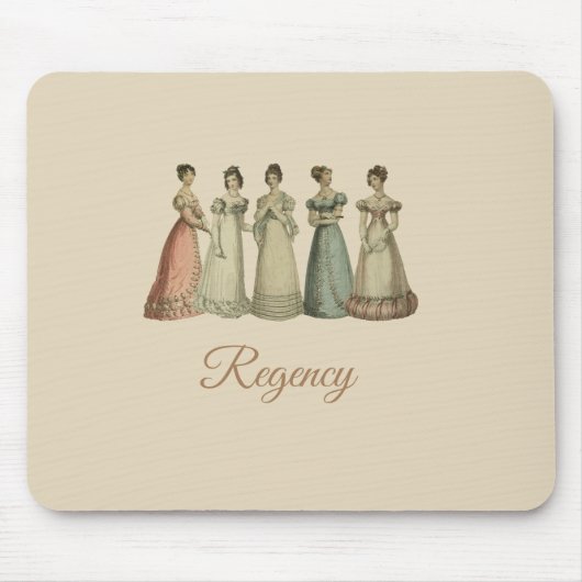 Regency Dames Muismat voor Jane Austen Fans (Voorkant)