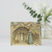 Regency Dames op de trap Briefkaart (Staand voorkant)