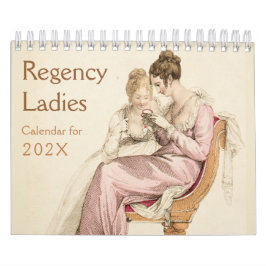 Regency Dames Vintage Jane Austen Fans Kalender