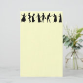 Regency Dancers paper Briefpapier (Staand voorkant)