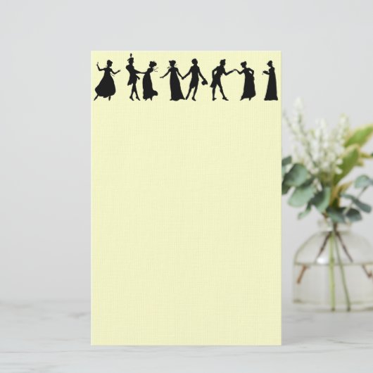 Regency Dancers paper Briefpapier (Staand voorkant)
