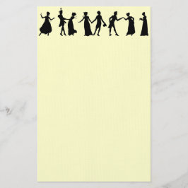 Regency Dancers paper Briefpapier