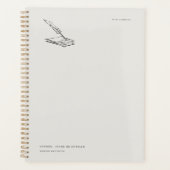 Regency Dark Academia Crowquill Motif Planner (Voorkant)