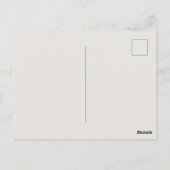 Regency Epistolary Dark Academia Correspondence  Briefkaart (Achterkant)