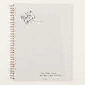 Regency Epistolary Dark Academia Planner (Voorkant)