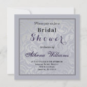 Regency Era Lavender Bridal Shower Uitnodiging (Voorkant)