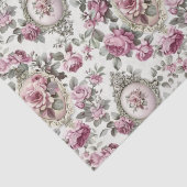 Regency Era Victoriaans Engeland Tissuepapier (Detail)