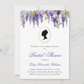 Regency  Floral Wisteria Vrijgezellenfeest Kaart (Voorkant)