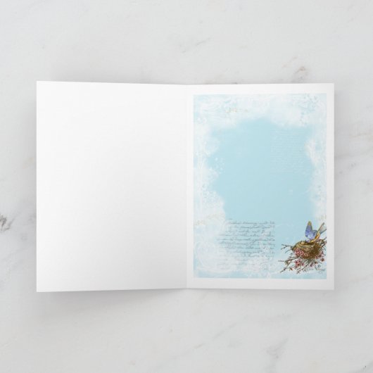 Regency Franse stijl Romantisch Muzikaal Paar Kaart (Binnen)