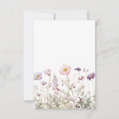 Regency Garden Party verjaardagsuitnodiging Kaart (Achterkant)