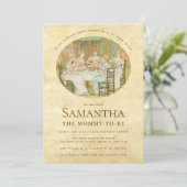  Regency Garden Tea Party Baby shower Kaart (Staand voorkant)