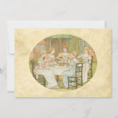  Regency Garden Tea Party Baby shower Kaart (Achterkant)