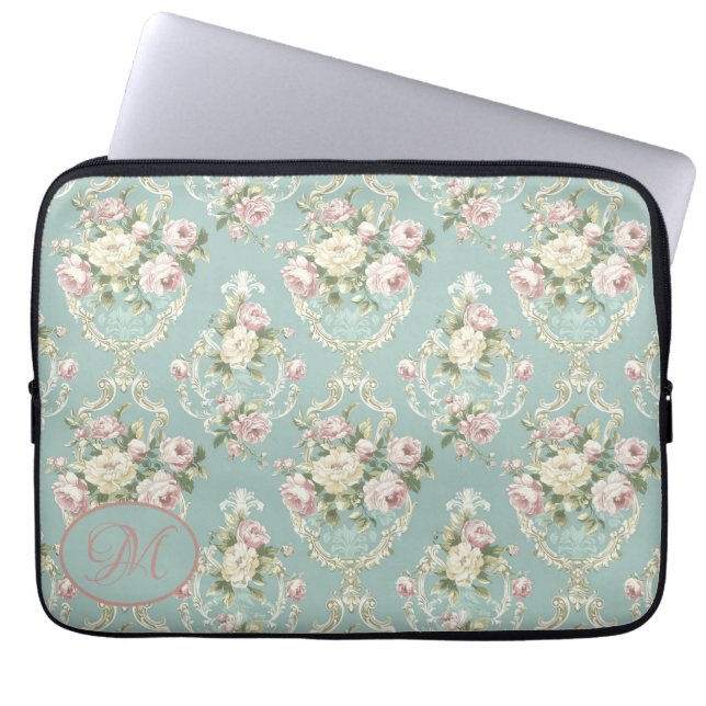 Regency Geïnspireerd en gepersonaliseerd Laptop Sleeve (Voorkant)