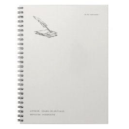 Regency-geïnspireerde briefroman-journals Donkere  Notitieboek