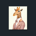Regency Giraffe Canvas Afdruk<br><div class="desc">Mode en beeldmateriaal</div>
