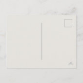 Regency Inspired Dark Academia Epistolary Briefkaart (Achterkant)