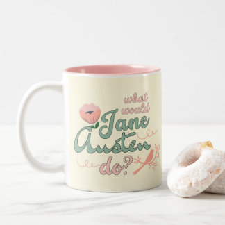 Regency Jane Austen Romantisch Tweekleurige Koffiemok