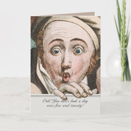 Regency Jane Austen Verrassende Grappige Verjaarda Kaart