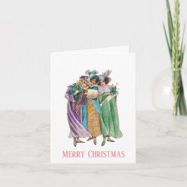 Regency Kerstmis Feestdagen Kaart