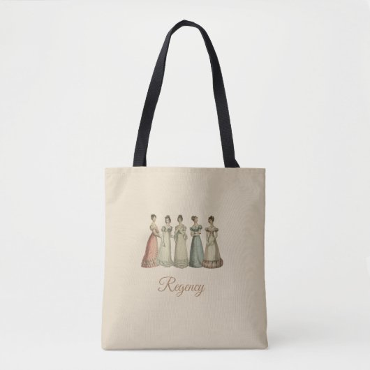 Regency Ladies Canvas tas voor Jane Austen Fans (Voorkant)