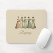 Regency Ladies Mousepad voor Jane Austen Fans Muismat (Met muis)