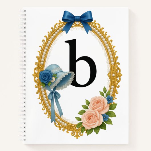 Regency Letter B Monogram Journal  Notitieboek (Voorkant)