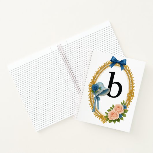 Regency Letter B Monogram Journal  Notitieboek (Binnen)