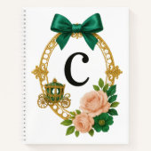 Regency Letter C Monogram Journal Notitieboek (Voorkant)