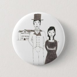 Regency Man and Wife (Tijd zal me niet laten gaan) Ronde Button 5,7 Cm