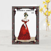 Regency Mode 1825 wenskaart Kaart (Gele Bloem)