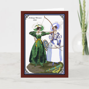 Regency Mode 1830 wenskaart Kaart