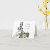 Regency Mode Betekenis van het schrijven van NotaK Kaart (Gele Bloem)