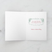 Regency Mode Bord Kerst Kaart Antiek Print (Binnen)