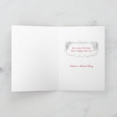 Regency Mode Bord Kerstvakantie Kaart (Binnen)