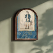 Regency Mode Heren Teal Decoupage Papier