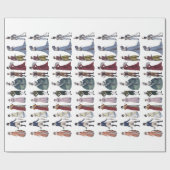 Regency Mode Jane Austen Gift Wrapping Paper Cadeaupapier (Vlak)