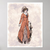 Regency Mode - Lady #2 - 11x14 Art Print (Voorkant)