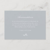 Regency Monogram Bruiloft Uitnodiging Behuizing Ka Informatiekaartje (Voorkant)