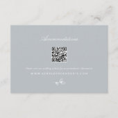 Regency Monogram Bruiloft Uitnodiging Behuizing Ka Informatiekaartje (Voorkant)