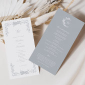 Regency Monogram Trouwprogramma Programmakaart