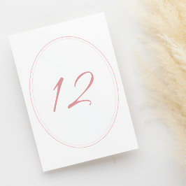 Regency Pink Classic Cameo Wedding Kaart