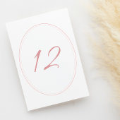 Regency Pink Classic Cameo Wedding Kaart