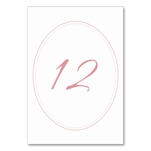 Regency Pink Classic Cameo Wedding Kaart (Achterkant)