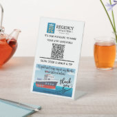 regency reclamebord met voetstuk (Insitu)