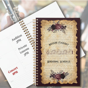 Regency Romance Klarinet Oefenplanner Boek Planner