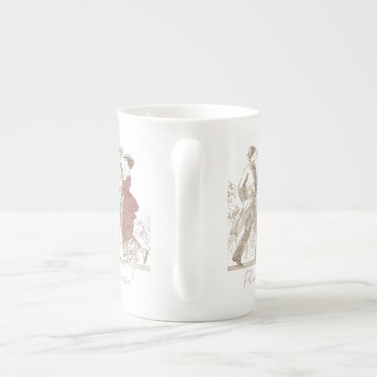 Regency Romance  Porselein Kop (Achterkant)